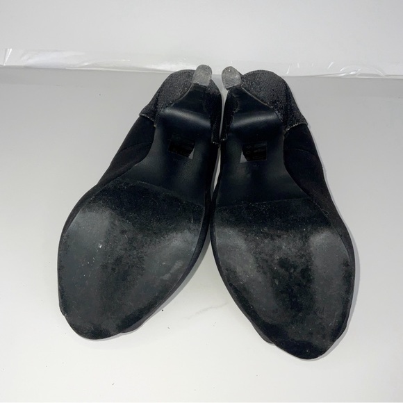 Steve Madden Black P Tessi Satin Toe Pump Stiletto Heel | Size US 7.5 - Picture 7 of 7